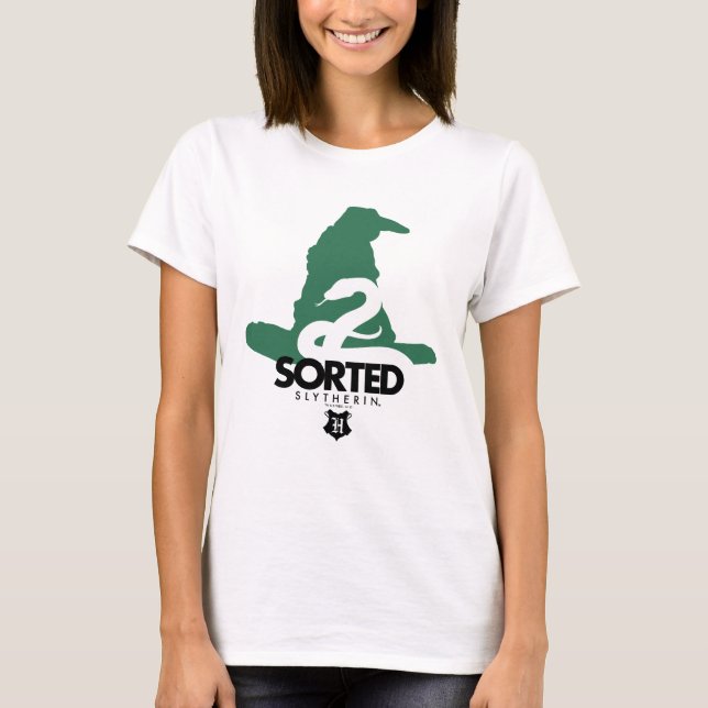 Harry Potter | sortiert in SLYTHERIN™ Haus T-Shirt (Vorderseite)