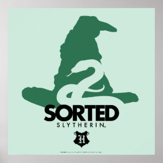 Harry Potter | sortiert in SLYTHERIN™ House Poster