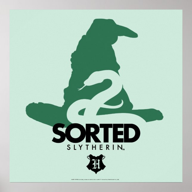 Harry Potter | sortiert in SLYTHERIN™ House Poster (Vorne)
