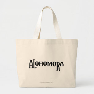 Harry Potter Spell   Alohomora Jumbo Stoffbeutel