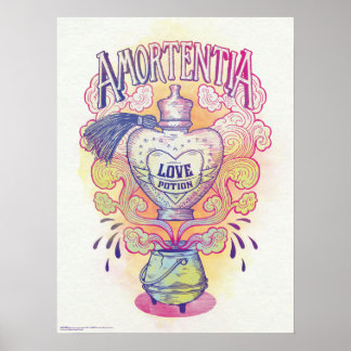 Harry Potter Spell | Amortentia Liebe Tränke Flasc Poster