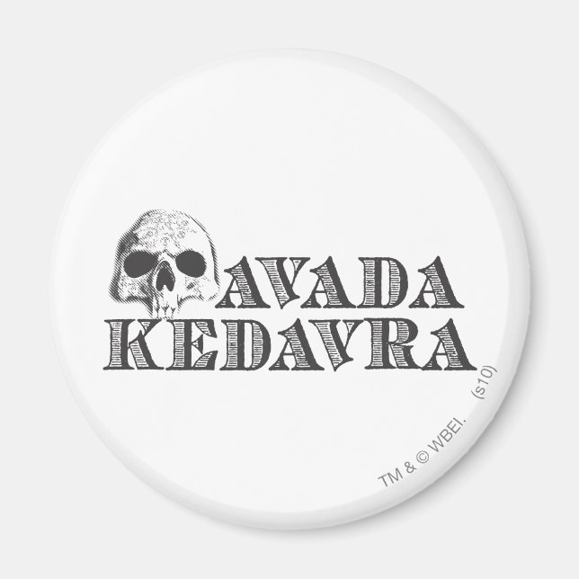Harry Potter Spell | Avada Kedavra Magnet (Vorne)
