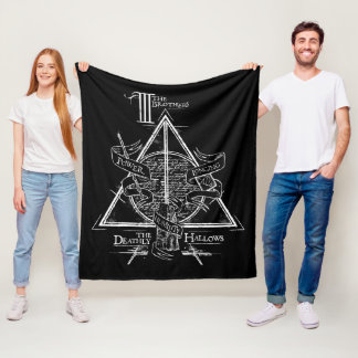 Harry Potter Spell DEATHLY HALLOWS Graphic Fleecedecke