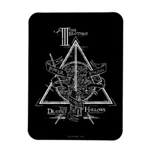 Harry Potter Spell DEATHLY HALLOWS Graphic Magnet