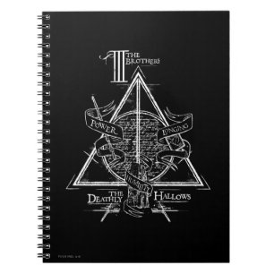 Harry Potter Spell DEATHLY HALLOWS Graphic Notizblock