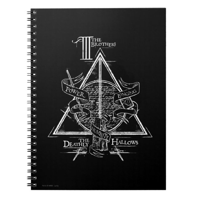 Harry Potter Spell DEATHLY HALLOWS Graphic Notizblock (Vorderseite)