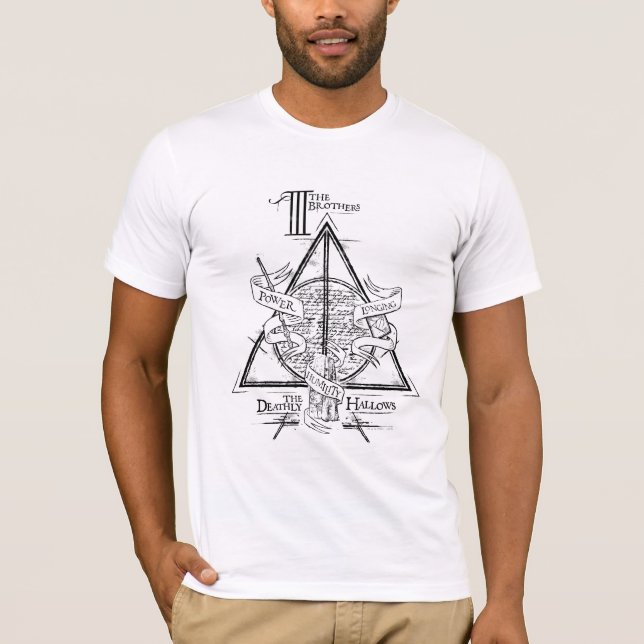 Harry Potter Spell DEATHLY HALLOWS Graphic T-Shirt (Vorderseite)