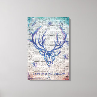 Harry Potter Spell | ERWARTET PATRONUM™Stag Sketch Leinwanddruck