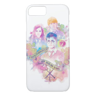 Harry Potter Spell   Harry, Hermione & Ron Waterc iPhone 8/7 Hülle