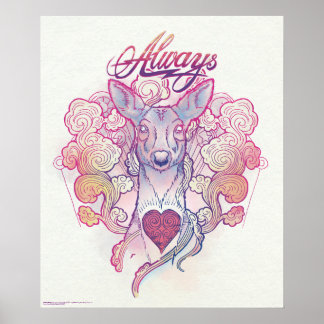 Harry Potter Spell | "Immer" Doe Patronus Poster