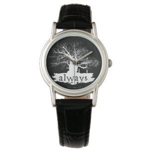 Harry Potter Spell   Immer Silhouette angeben Armbanduhr