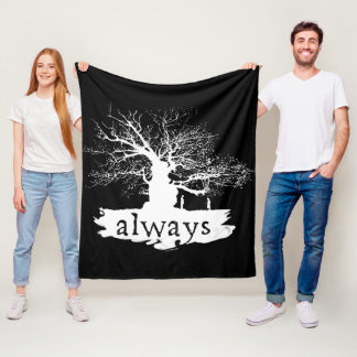 Harry Potter Spell | Immer Silhouette angeben Fleecedecke
