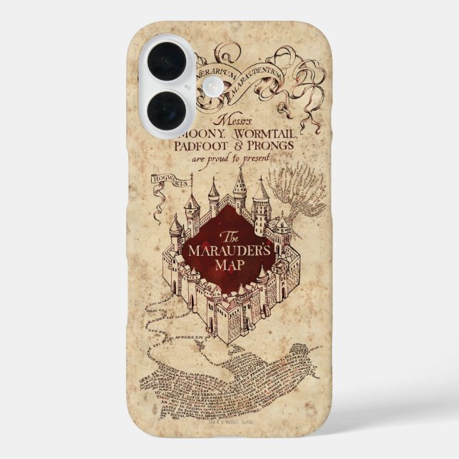 Harry Potter Spell | Marauder’s Map Case-Mate iPhone Hülle (Rückseite)