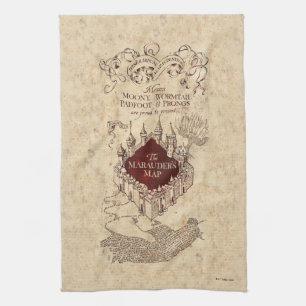 Harry Potter Spell   Marauder’s Map Geschirrtuch