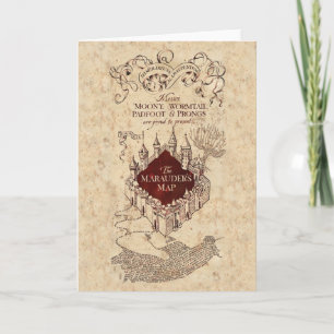 Harry Potter Spell   Marauder’s Map Karte