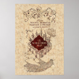 Harry Potter Spell | Marauder’s Map Poster