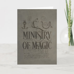 Harry Potter Spell   MINISTERIUM DER MAGIE Karte