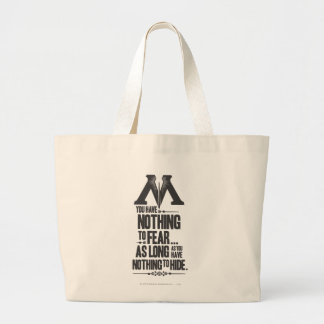 Harry Potter Spell | Ministerium für Magische Prop Jumbo Stoffbeutel