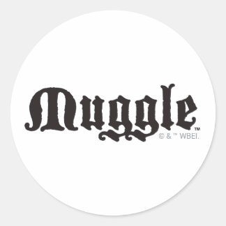 Harry Potter Spell | Muggle Runder Aufkleber