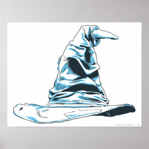 Harry Potter Spell   Sorting Hat Poster