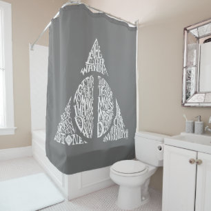 Harry Potter Spell   TODESHALLOWS Graphic 2 Duschvorhang