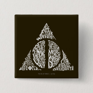 Harry Potter Spell | TOTHLY HALLOWS Typografy Gr Button