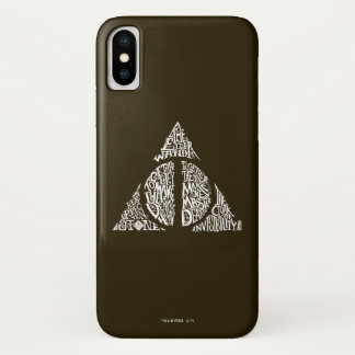 Harry Potter Spell | TOTHLY HALLOWS Typografy Gr Case-Mate iPhone Hülle