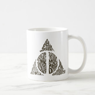 Harry Potter Spell | TOTHLY HALLOWS Typografy Gr Kaffeetasse