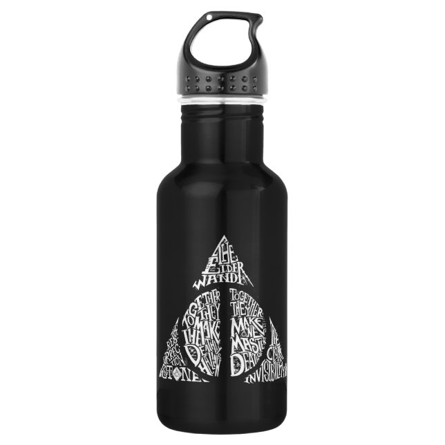 Harry Potter Spell | TOTHLY HALLOWS Typografy Gr Trinkflasche (Vorderseite)