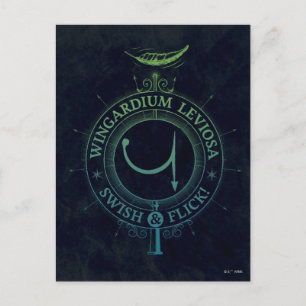 Harry Potter Spell   Wingardium Leviosa Graphic Postkarte