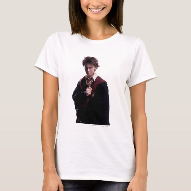 Harry Potter-Stab angehoben T-Shirt (Vorderseite)