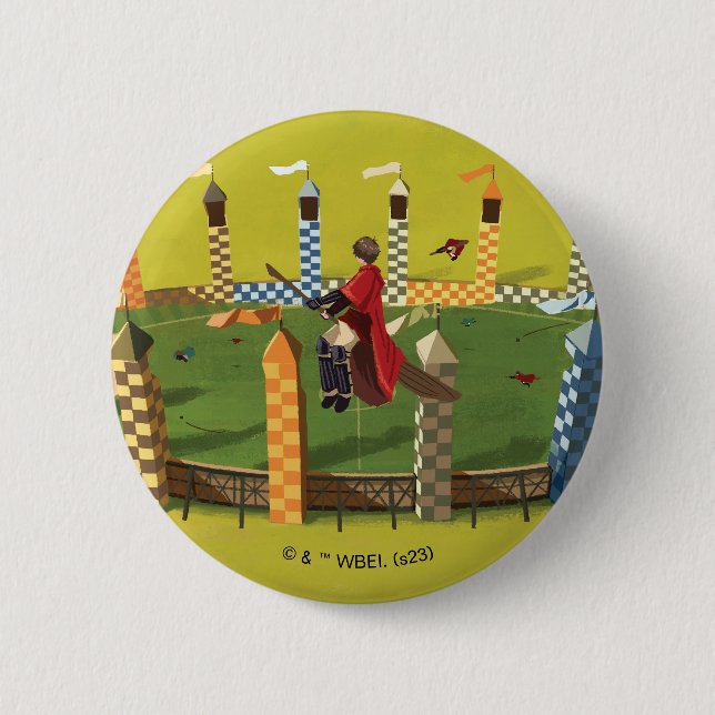 HARRY POTTER™ Suche nach dem goldenen Schnabel Button (Vorderseite)