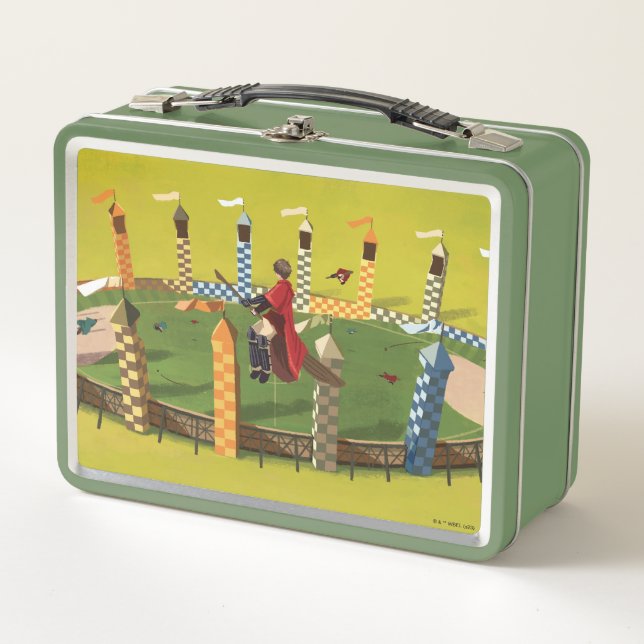 HARRY POTTER™ Suche nach dem goldenen Schnabel Metall Brotdose (Vorderseite)