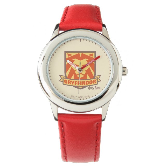HARRY POTTER™ | Summer Magic GRYFFINDOR™ Wappen Armbanduhr (Vorderseite)