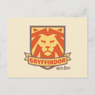 HARRY POTTER™   Summer Magic GRYFFINDOR™ Wappen Postkarte