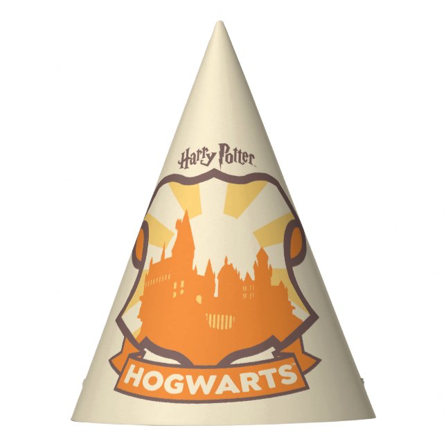 HARRY POTTER™ | Summer Magic HOGWARTS™ Wappen Partyhütchen (Vorderseite)