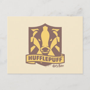HARRY POTTER™   Summer Magic HUFFLEPUFF™ Wappen Postkarte