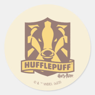 HARRY POTTER™   Summer Magic HUFFLEPUFF™ Wappen Runder Aufkleber