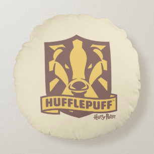 HARRY POTTER™ Summer Magic HUFFLEPUFF™ Wappen Rundes Kissen