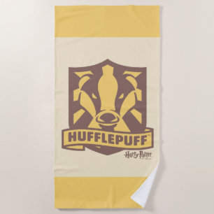 HARRY POTTER™ Summer Magic HUFFLEPUFF™ Wappen Strandtuch