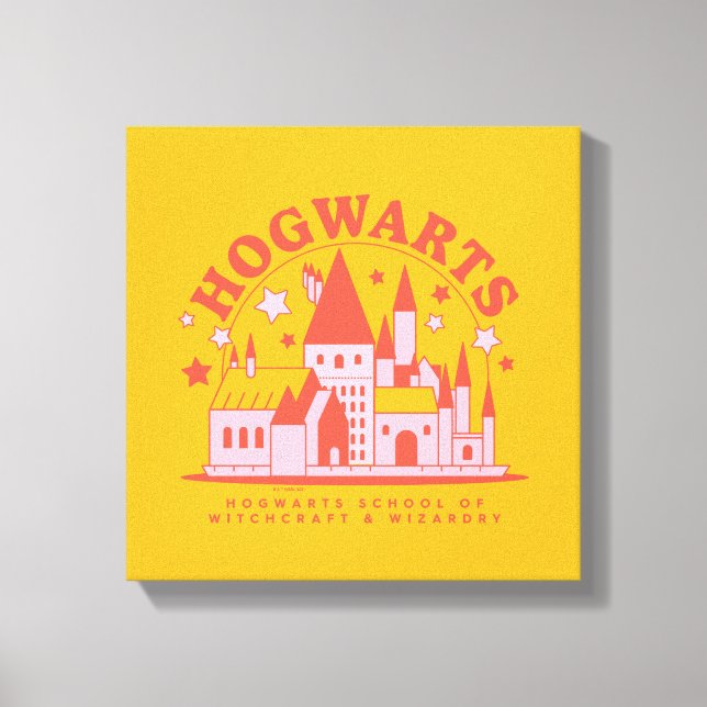 HARRY POTTER™ | Süße HOGWARTS™ Schule Leinwanddruck (Vorderseite)