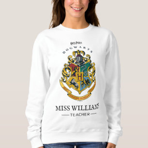 Harry Potter Teacher   Hogwarts Crest - Vollfarbig Sweatshirt
