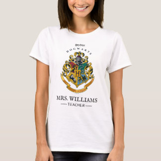 Harry Potter Teacher | Hogwarts Crest - Vollfarbig T-Shirt
