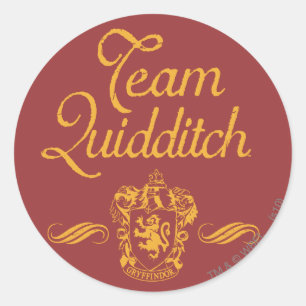 Harry Potter   Team QUIDDITCH™ Runder Aufkleber