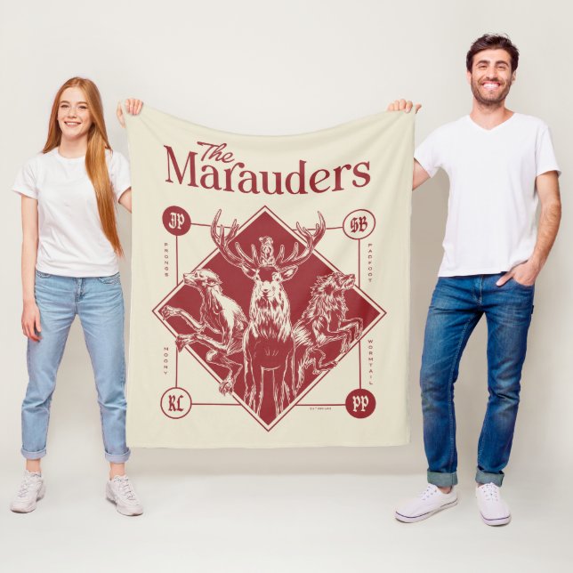 HARRY POTTER™ The Marauders Animagus Graphic Fleecedecke (Beispiel)