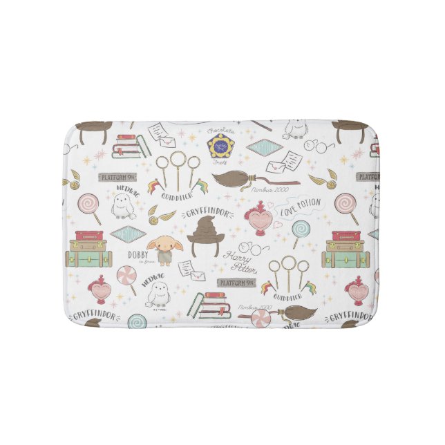 HARRY POTTER™ Tiny Magic Pattern Badematte (Vorderseite)