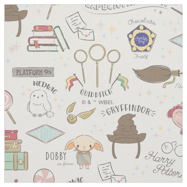 HARRY POTTER™ Tiny Magic Pattern Stoff (Muster)