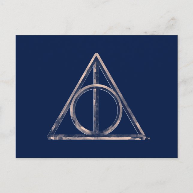 Harry Potter | Todesrelikte Wasserfarben Postkarte (Vorderseite)