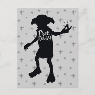 Harry Potter   Typografie der Silhouette "Freie Do Postkarte
