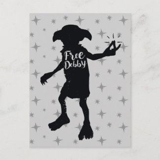 Harry Potter | Typografie der Silhouette "Freie Do Postkarte